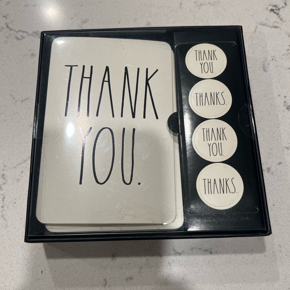 NWT Rae Dunn Note Card Set